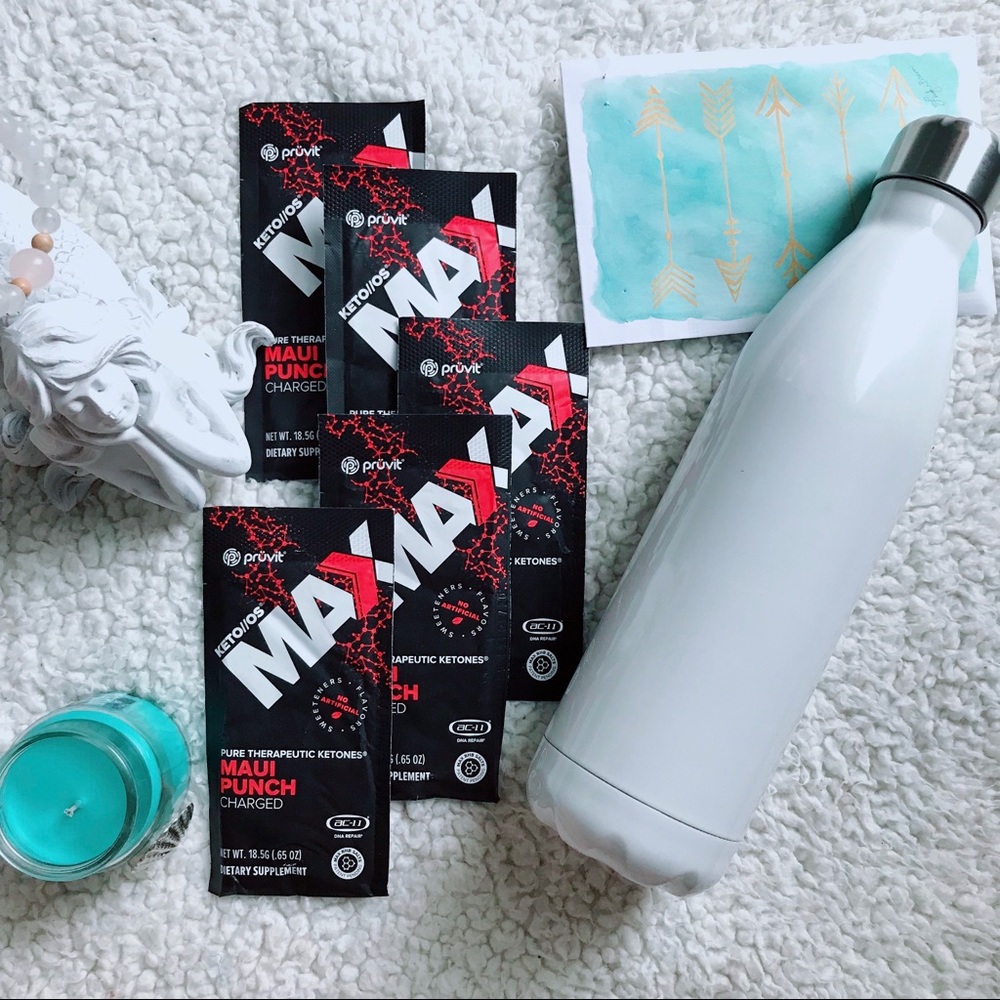 5 Pruvit Keto OS Max &Stainless Steel Bottle
